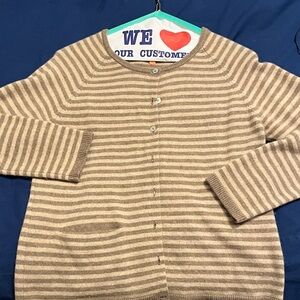 Gudrun Sjoden ladies M Cashmere Striped Cardigan